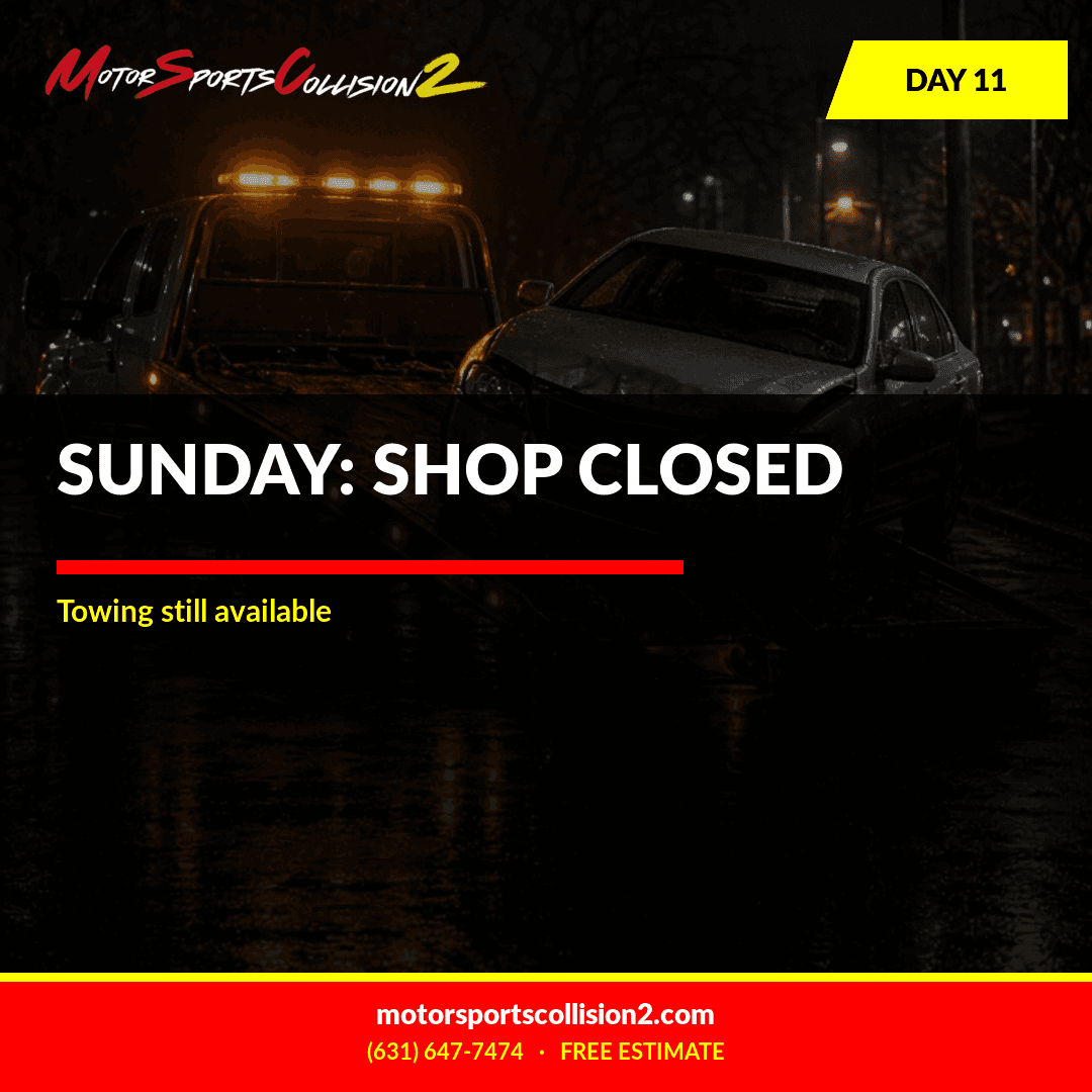 October 11, 2026: SUNDAY: SHOP CLOSED