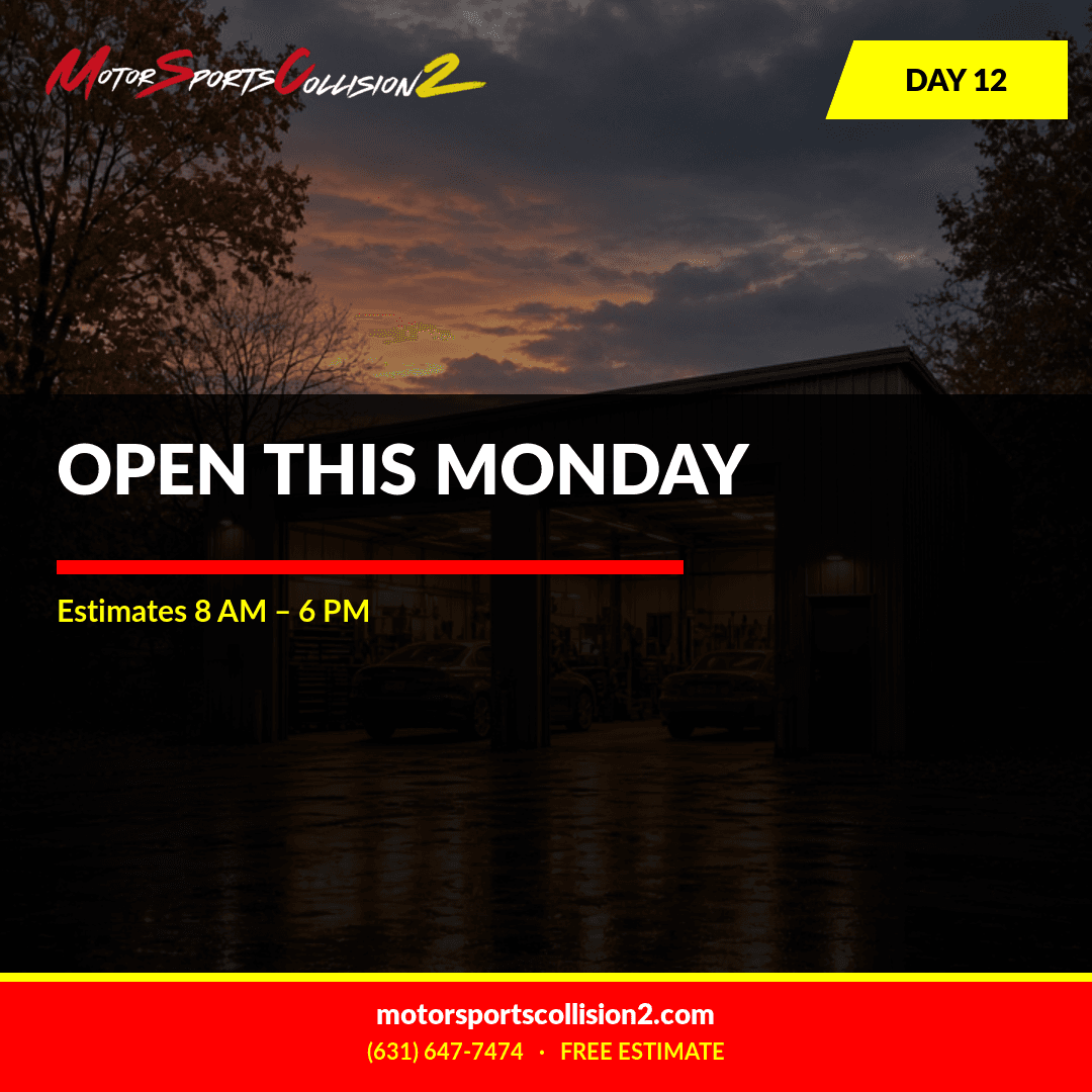 October 12, 2026: OPEN THIS MONDAY