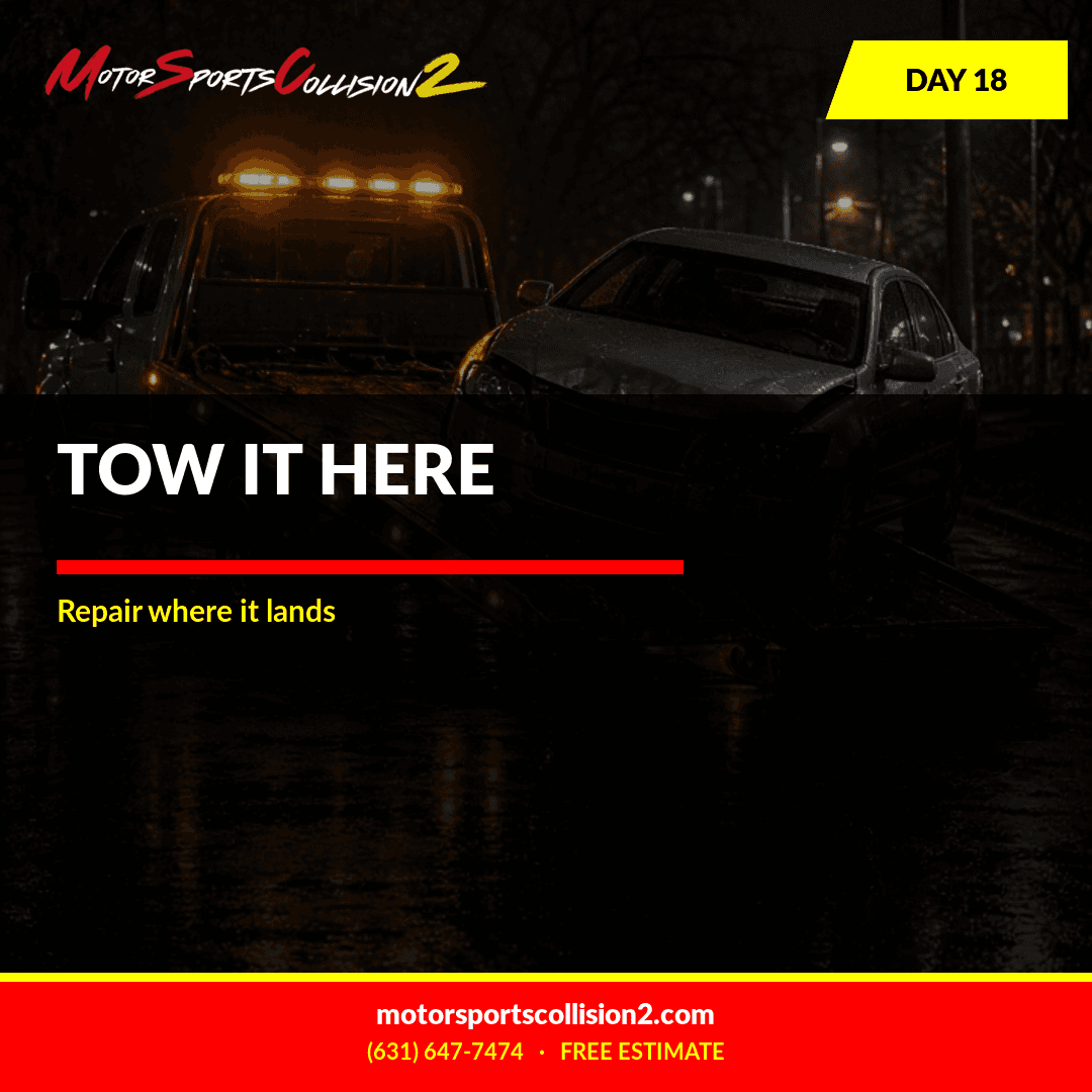October 18, 2026: TOW IT HERE