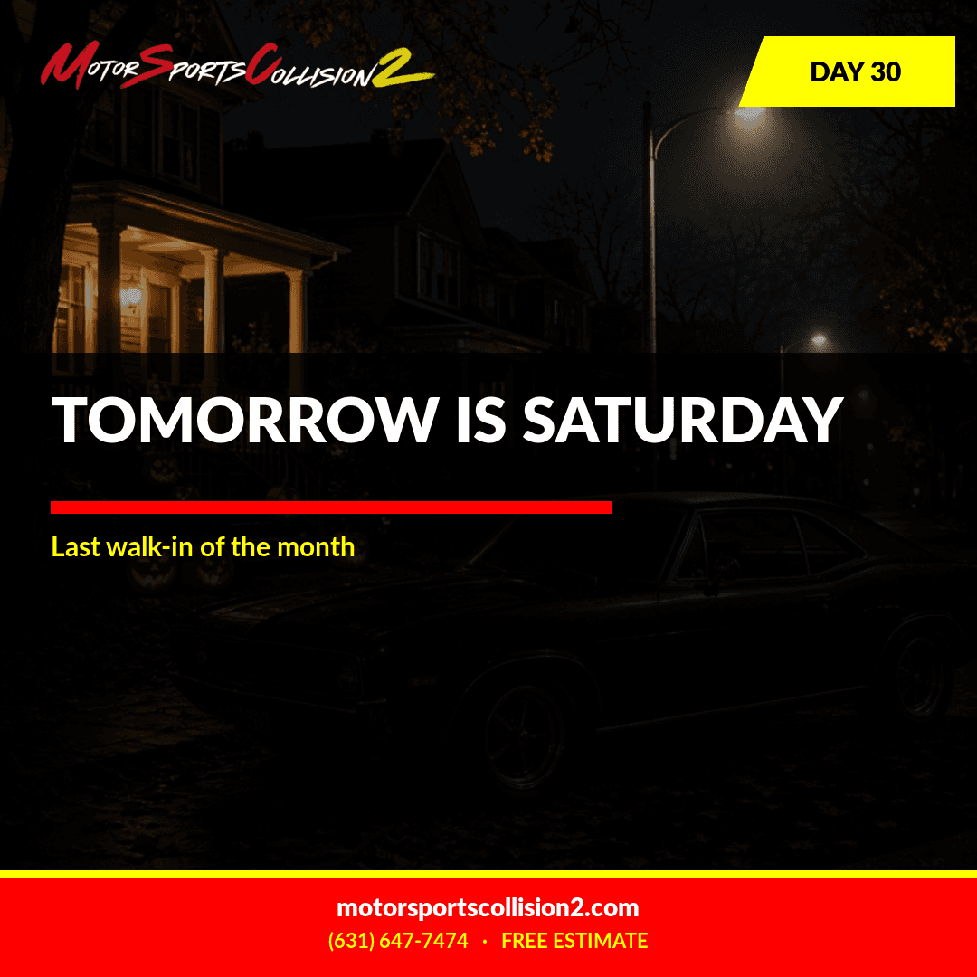October 30, 2026: TOMORROW IS SATURDAY